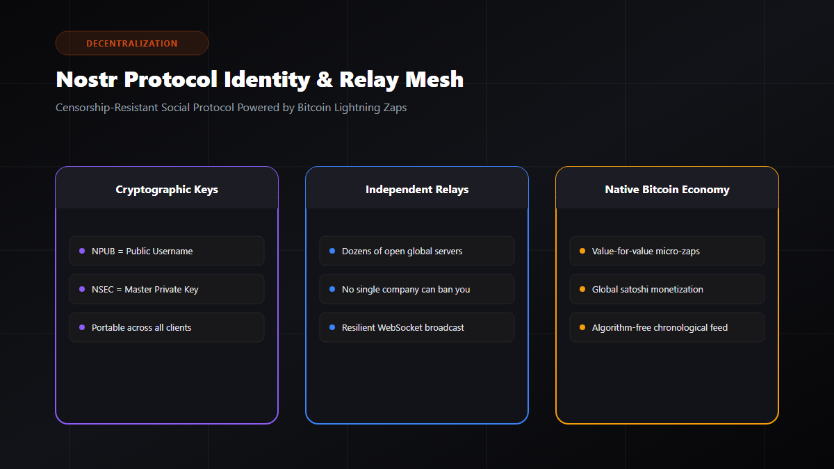 Nostr Protocol Decentralized Relays and Cryptographic Identity