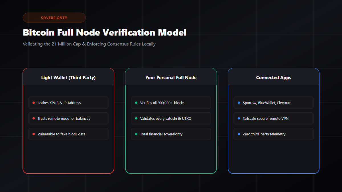Full Node vs Third Party Light Wallet Trust Model